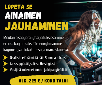 Wattcoach - Meidän sisäpyöräilyharjoituksissamme ei aika käy pitkäksi!