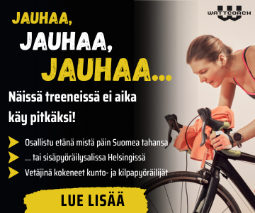 Wattcoach - Meidän sisäpyöräilyharjoituksissamme ei aika käy pitkäksi!